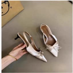 Spring and Summer Elegant Sexy Pointed Butterfly Party High-heeled Sandals Fashionable Best Selling New Comfortablewomen's Shoes