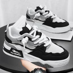 Breathable men's shoes, casual skate shoes, sports shoes, daily fitness training, outdoor hiking, street walking. Unisex, suitab