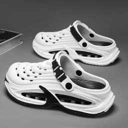 Fashion Sandals Hollow Platform Clogs EVA Cushion Slides Anti-odor Outdoor Beach Slippers Walking Sandals Men Women Size 36-47