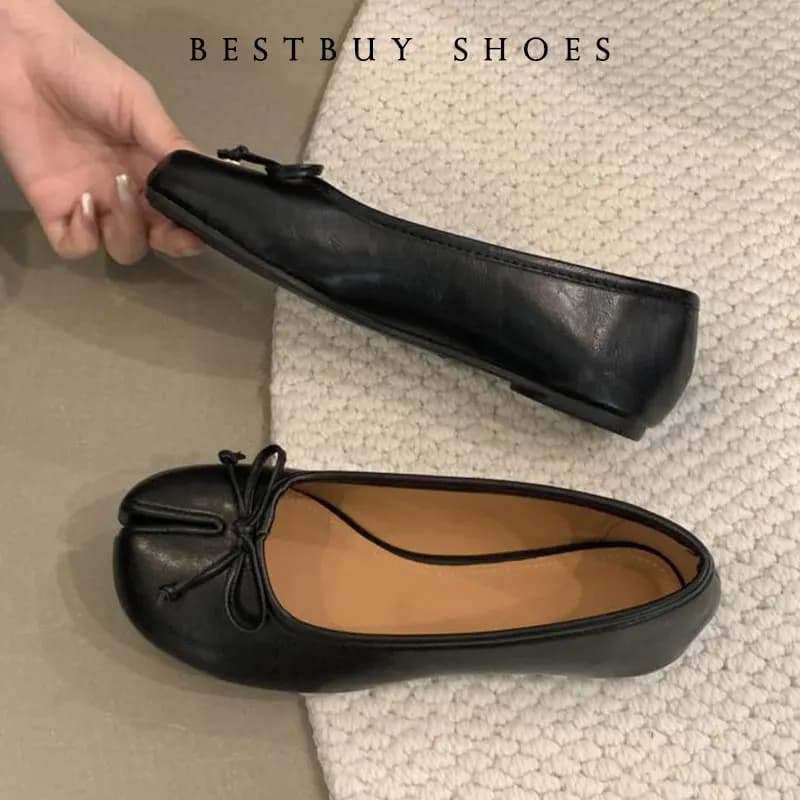 2026 Tabi Ninja Shoes Women Cozy Leather Flats Split Hoof Toe Loafers Femme Mary Jeans Mocasines Ladies Ballerina Shoes