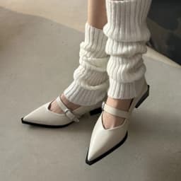 2024 New Mary Jane Shoes Spring Autumn Pointed Toe Low Heel Women Shallow Single Pumps Women Fashion Buckle Shoes