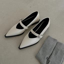 2024 New Mary Jane Shoes Spring Autumn Pointed Toe Low Heel Women Shallow Single Pumps Women Fashion Buckle Shoes