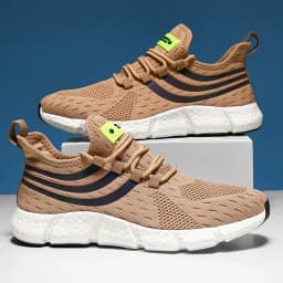 Men’s Sneakers Comfortable Breathable Platform Shoes Summer Man Running Shoes Breathable Comfortable Fashion Walking Sneakers