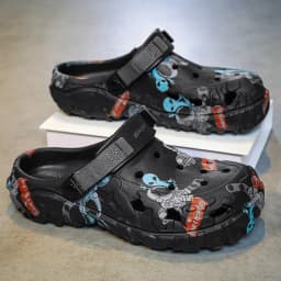 Men Camouflage Clogs Big Size 48 49 50 51 Wide Toe Box Lightweight Quick Dry Non-slip Beach Garden Shoes EVA Slippers