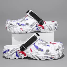 Men Camouflage Clogs Big Size 48 49 50 51 Wide Toe Box Lightweight Quick Dry Non-slip Beach Garden Shoes EVA Slippers