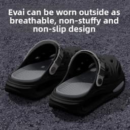 Men's Hole Shoes Are Simple and Versatile, Not Smelly Feet Trendy New EVA Soft-Soled Fashionable Non-Slip Slippers for Home Wear