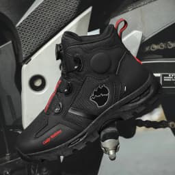 Motorcycle Riding Men Boots Waterproof Motocross Cycling Shoes Off-Road Motorbike Racing Anti-drop Breathable Equipment Soft