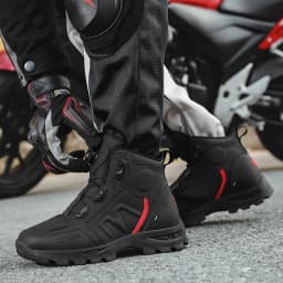 Motorcycle Riding Men Boots Waterproof Motocross Cycling Shoes Off-Road Motorbike Racing Anti-drop Breathable Equipment Soft