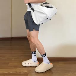 popular cross-border slippers men's and women's baotou hole shoes thick-soled eva stepping on shit massage recovery coolslippers