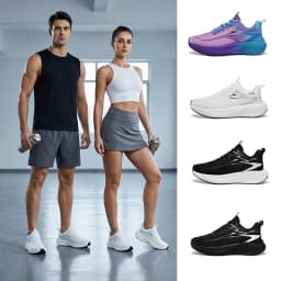 New Comfort Cushioned Casual Sneakers Men Women Soft Sole Sports Shoes Anti Slip Light Daily Travel Street Walking Shoes