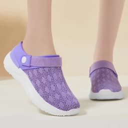 Women's Summer Shoes Breathable Half Slippers Lazy Soft Sole Casual Shoes Single Women Sandals Sale Shoes With Free Shipping