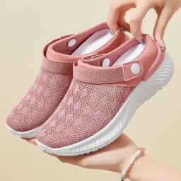 Women's Summer Shoes Breathable Half Slippers Lazy Soft Sole Casual Shoes Single Women Sandals Sale Shoes With Free Shipping