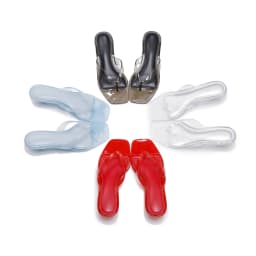 2026 New Women's Crystal Jelly Slippers Low Wine Glass Heel Toe Post Square Toe Sandals Casual Summer Beach Flip Flops
