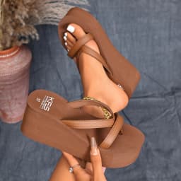 Women's Black Concise Chunky Platform Flip-Flops Summer 2026 Clip Toe Slip On Wedge Heel Sandals Woman Comforttable Light Slides