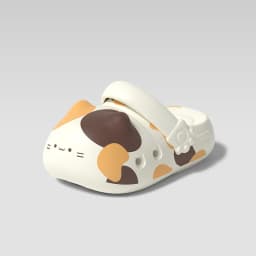 Three Flower Cat Claw Hole Shoes for Women at Home, Couple Wearing Outside, Arch Support, Thick Sole, Anti Slip Hole Slippers