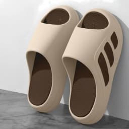 Women's Trendy Outdoor Couple's Slippers, Eva Slippers with a Soft, Non-Slip, and Durable Feel, Suitable for Men and Women, Indoor Home Silent Slippers