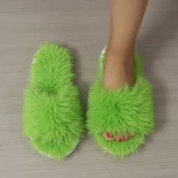 Women's Indoor Slippers 2025 Autumn and Winter New Faux Fur Home Lazy Shoes Soft Sole Girls Fashion Warm Fluffy Slides