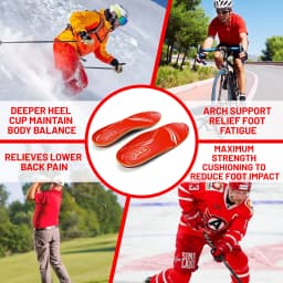 Orthopedic Sport Insole Plantar Fasciitis Flat Foot High Arch Support Men Women Sneaker Orthotic Plantillas Insert Shoe Sole