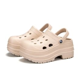 Women's Slippers Chunky Platform Garden Shoes Summer Sandals Beach Bedroom Soft Fashion Gril High Quality Comfortable Orginal