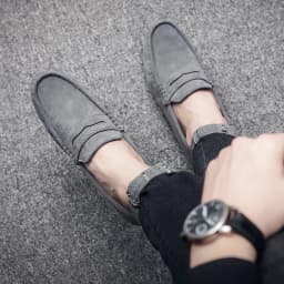 Men's Casual Shoes 2026 Moccasins Men Loafers Leisure Non-Slip Flats Lightweight Soft Slip on Driving Shoe Sapatenis Masculino