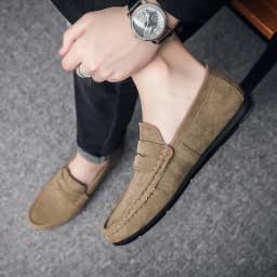 Men's Casual Shoes 2026 Moccasins Men Loafers Leisure Non-Slip Flats Lightweight Soft Slip on Driving Shoe Sapatenis Masculino