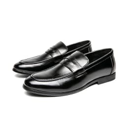 Fashion Casual Business Leather Shoes Men Classic Slip On Formal Social Leather Loafers Male Comfortable Men's Dress Shoes