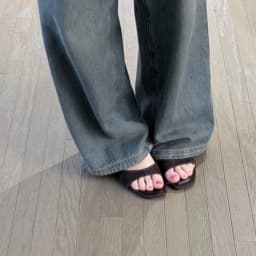2026 Summer Women Heels Sandals Square Toe Open Toe Comfy Casual Slides Ladies Brown Fashion Women Kitten Heel Slippers
