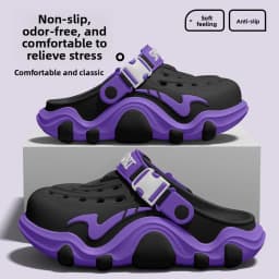 Arch Supported Perforated Shoes for Men, 2026 New Summer Wear, Non Slip, Wear-Resistant, Breathable Beach Sandals