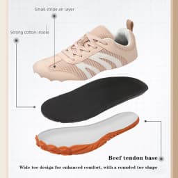 Unisex Wide-toed Barefoot Shoes Women's Casual Sports Shoes Running Shoes Minimalist Non-slip Breathable Walking Sports Shoes