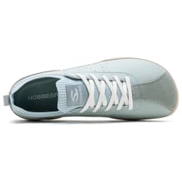 HOBIBEAR Wide Toe Box Sneakers for Men Women Minimalist Artificial Leather Walking Shoes Lightweight Lace Up Casual Sneakers