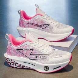 Women's Running Shoes Marathon Carbon Fiber Board Breathable Lightweight Men's Comfortable Outdoor Sports Shoes
