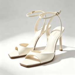 Gold Patent Leather Ankle Buckle High Heeled Sandals Women Sexy Square Toe Open Toe High Heels Summer Fashion Party Office Shoes
