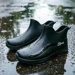 Men's Fashionable Anti-Slip Rain Shoes