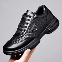 New Men Leather Shoes Platform Breathable Casual Shoes Summer Business Social Formal Shoes
