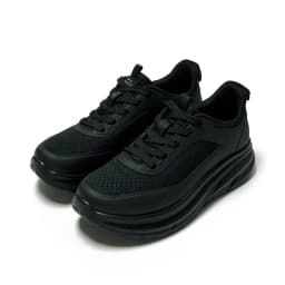 Slazenger Lightweight and Comfortable Unisex Height-Increasing Sneakers, 5cm, Wide-Foot-Friendly Walking Shoes, Cushioning Mesh Running Shoes, Couple Sneakers, Jogging Shoes, Trekking Shoes, Gym Shoes.