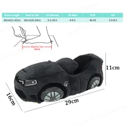 2025 New Multi-style Car-shaped Plush Shoes Winter Autumn Sport Car Stuffed Shoes Men Women Indoor House Slipper Christmas Gift