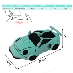 2025 New Multi-style Car-shaped Plush Shoes Winter Autumn Sport Car Stuffed Shoes Men Women Indoor House Slipper Christmas Gift