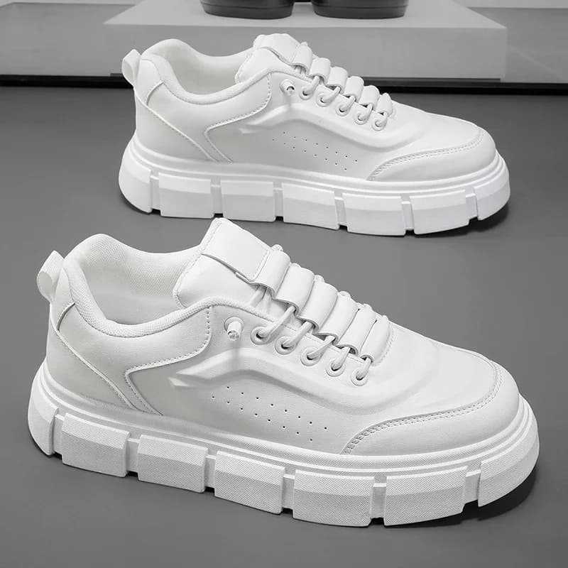 New Casual Shoes for Men 2025 Men's Oxford Shoes Retro Luxury Leather Shoes Fashion Breathable Sneakers Handmade Platform Boot