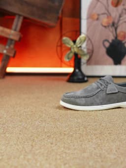 Men Suede Loafers Slip On Casual Shoes Soft Flat Moccasins Comfort Driving Walking Footwear 2 Colors