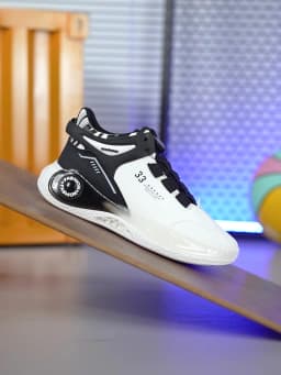 Mens Sneakers with Rotating Buckle Comfy Non Slip Lace up Durable Shoes for Mens Outdoor Activities
