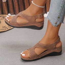 New Fashion Designer Women's Wedges Sandals New Woman Breathable Sandals Fashion Comfort Handiness Summer Casual Female Sandals