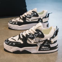 Men's sports and casual board shoes, trendy men's shoes, fashionable street shoes, daily walking shoes