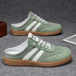 Breathable men's casual shoes, skate shoes, suitable for outdoor walking, camping and daily indoor use,Summer loafers