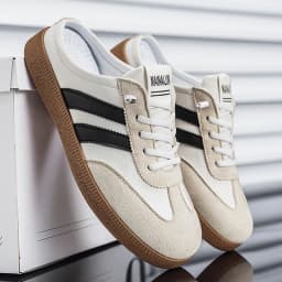 Breathable men's casual shoes, skate shoes, suitable for outdoor walking, camping and daily indoor use,Summer loafers