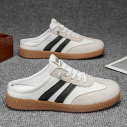 Breathable men's casual shoes, skate shoes, suitable for outdoor walking, camping and daily indoor use,Summer loafers
