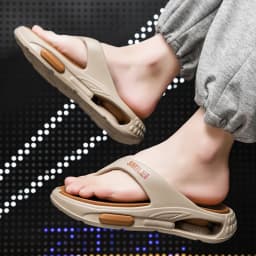 Summer Men's Flip Flops Outdoor Indoor Slippers Soft Comfortable Shoes Fashion Men Beach Sandals Non-slip Home Male Slippers