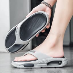 Summer Men's Flip Flops Outdoor Indoor Slippers Soft Comfortable Shoes Fashion Men Beach Sandals Non-slip Home Male Slippers