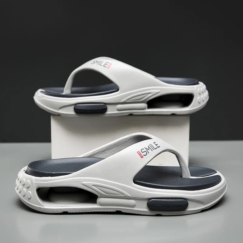 Summer Men's Flip Flops Outdoor Indoor Slippers Soft Comfortable Shoes Fashion Men Beach Sandals Non-slip Home Male Slippers