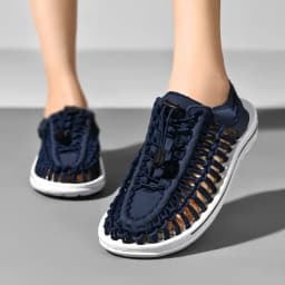 Summer Men's Handmade Weaving Design Sandals Breathable Casual Flat Beach Outdoor Couples Sandals Size 48 Fashion