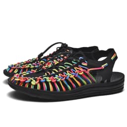 Summer Men's Handmade Weaving Design Sandals Breathable Casual Flat Beach Outdoor Couples Sandals Size 48 Fashion